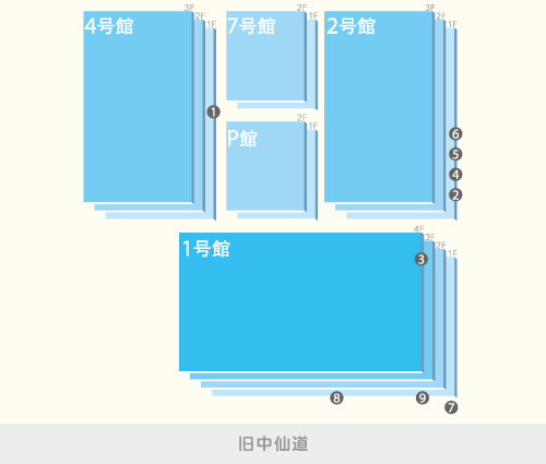 彩光舎施設案内図